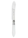 Vietri Aladdin Antique Aqua Cake Knife In White