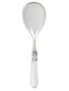 Vietri Aladdin Antique Aqua Serving Spoon In Clear