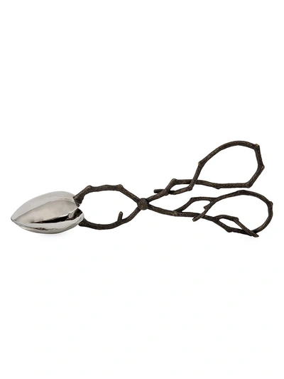 Michael Aram Butterfly Ginkgo Oxidized Stainless Steel Twig Tongs