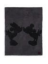 Barefoot Dreams Kid's Classic Disney Mickey & Minnie Mouse Throw Blanket In Carbon