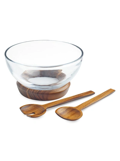Namb Cooper Salad Bowl With Servers Set