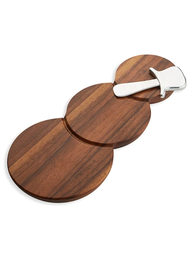 Namb Holiday Snowman Cheese Board & Spreader Set