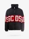 Gcds Logo-print Feather-down Jacket In Black