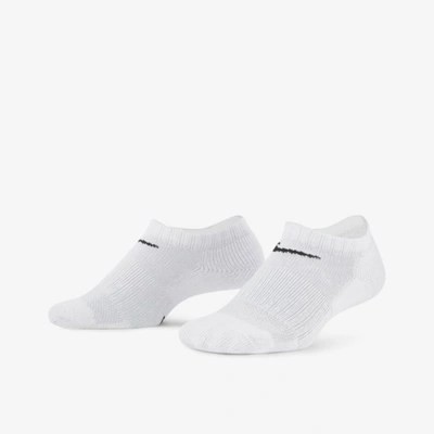 Nike Dri-fit Little Kids' No-show Socks (6 Pairs) In White