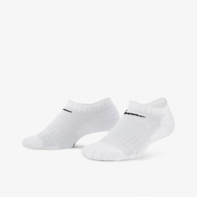 Nike Dri-fit Performance Basics Little Kids' No-show Socks (6 Pairs) In White