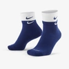 Nike Everyday Plus Cushioned Training Ankle Socks In Deep Royal Blue,white,white