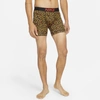 Nike Men's Performance Stretch Essential Micro Boxer Briefs In Brown