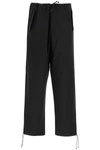 MAISON MARGIELA WOOL BLEND TROUSERS WITH DRAWSTRING,S50KA0566 S52159 900