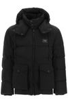 DOLCE & GABBANA QUILTED DOWN JACKET WITH HOOD,G9VD8T FUM8T N0000