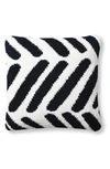 Sunday Citizen Tulum Accent Pillow In Black - Off White