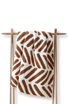 Sunday Citizen Tulum Throw Blanket In Sienna - Off White