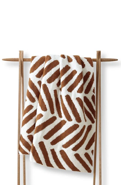Sunday Citizen Tulum Throw Blanket In Sienna - Off White