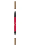 Valentino Twin Liner Gel & Liquid Eyeliner In 04 Black / Marrone