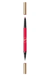 Valentino Twin Liner Gel And Liquid Eyeliner 02 Black And Rosso 0.5 ml Liner/ 0.1 G Pencil