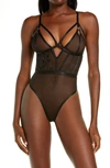 Ann Summers The Essential Mesh Bodysuit In Black