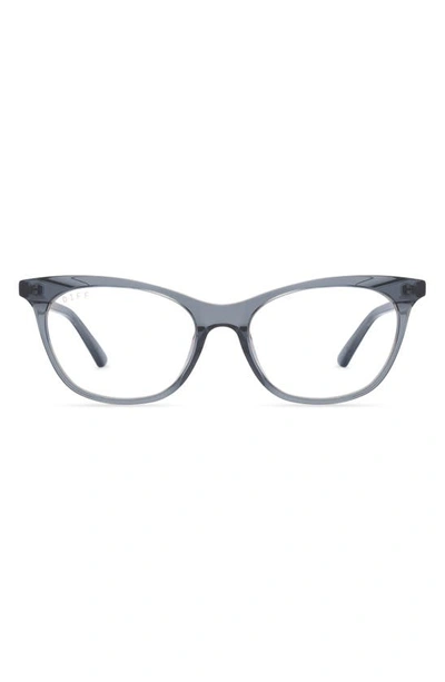Diff Jade 54mm Cat Eye Optical Glasses In Night Sky/ Clear