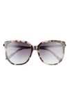 QUAY COFFEE RUN 54MM GRADIENT CAT EYE SUNGLASSES,COFFEE RUN