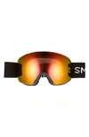 Smith Skyline 215mm Chromapop Snow Goggles In Black Chromapop Red