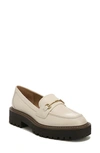 Sam Edelman Laurs Lug Sole Loafer Modern Ivory 8.5 In Modern Ivory