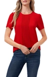 Cece Pleat Front Top In Fireball