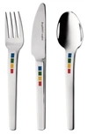 Berghoff International Ralph Kramer Swipswap 3-piece Flatware Set In Silver