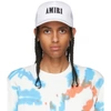 Amiri White Logo Cotton Trucker Cap