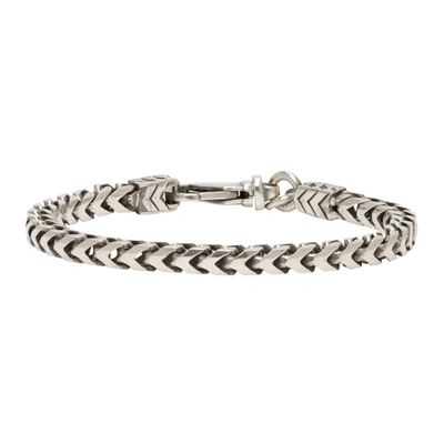 Emanuele Bicocchi Silver Box Chain Bracelet