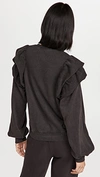 Pistola Denim Dylan Ruffle Sweatshirt