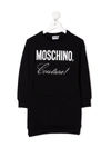 MOSCHINO EMBELLISHED COUTURE LOGO DRESS,17143141