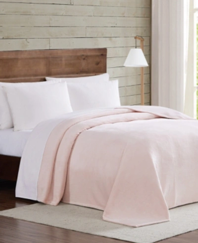 Truly Soft Velvet Plush Blanket, Twin/twin Xl In Blush