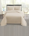 VINCE CAMUTO HOME 400TC PERCALE 3 PIECE DUVET SET, FULL/QUEEN BEDDING