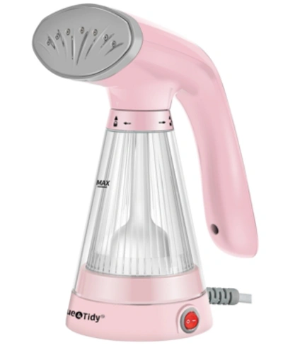 True & Tidy Tidy Steam Hand-held Garment Steamer In Pink