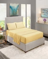 Nestl Bedding Premier Collection Deep Pocket 4 Piece Sheet Set, Full Xl In Ivory