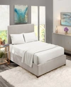 Nestl Bedding Premier Collection Deep Pocket 4 Piece Sheet Set, California King In White