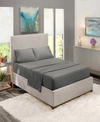 NESTL BEDDING PREMIER COLLECTION DEEP POCKET 4 PIECE SHEET SET, CALIFORNIA KING