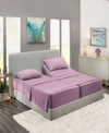 Nestl Bedding Premier Collection Deep Pocket 4 Piece Bed Sheet Set, Full Xl Bedding In Pastel Purple