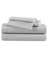 Eddie Bauer Solid Sheet Set In Light Gray