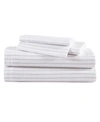 Eddie Bauer Trail Stripe Cotton Flannel 3-piece Twin Sheet Set Bedding In Gray