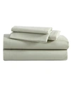 Eddie Bauer Solid 100% Cotton Brushed Flannel 4-pc. Sheet Set, King In Fennel Green