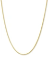 Giani Bernini Snake Chain Necklaces In 18k Gold Plated Sterling Silver Created For Macys In Gold Over Silver