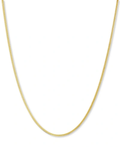 GIANI BERNINI GIANI BERNINI 18" HERRINGBONE CHAIN IN 18K GOLD OVER STERLING SILVER NECKLACE AND STERLING SILVER, C