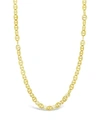STERLING FOREVER WOMEN'S TEXTURED ANCHOR CHAIN NECKLACE