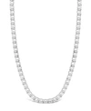 STERLING FOREVER WOMEN'S INTERLOCKING CURB CHAIN NECKLACE