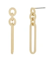 BROOK & YORK 14K GOLD PLATED LANEY CHAIN EARRINGS
