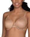 Vanity Fair Full Figure Beauty Back Smoothing Minimizer Bra 76080 In Totally Tan