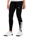 PUMA WOMEN'S ATHLETIC GRAPHIC FULL-LENGTH LEGGINGS