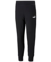 Puma Printed-panel Full Length Leggings In Cotton Black- White