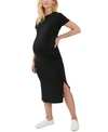 A PEA IN THE POD LUXE COLLECTION MIDI MATERNITY DRESS