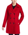 ANNE KLEIN WOMEN'S DOUBLE-BREASTED PEACOAT, CREATED FOR MACY'S