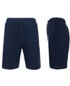 Galaxy By Harvic Women's Loose Fit Long Side Zipper Pocket Bermuda Shorts In Navy